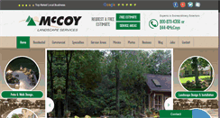 Desktop Screenshot of mccoylandscape.com